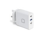 DICOTA D31983 chargeur d'appareils mobiles Ordinateur portable Blanc Secteur Charge rapide Intérieure