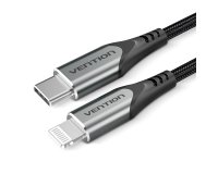 Vention Cable USB 2.0 Tipo-C Lightning TACHF/ USB Tipo-C Macho - Lightning Macho/ 1m/ Gris
