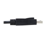 Tripp Lite P580-010-V4 Cable DisplayPort 1.4 con Conectores de Seguridad - 8K UHD, HDR, 4:2:0, HDCP 2.2, M/M, Negro, 3.05 m [10 pies]