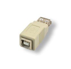 MCL Adapteur USB type A / B USB Type-A Female USB - B Female Blanc