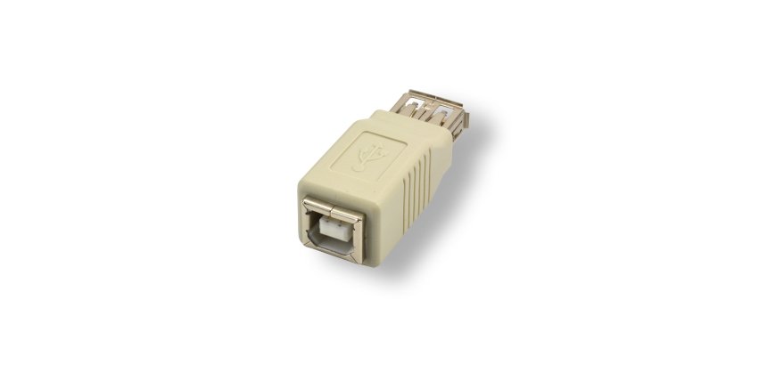 MCL Adapteur USB type A / B USB Type-A Female USB - B Female Blanc