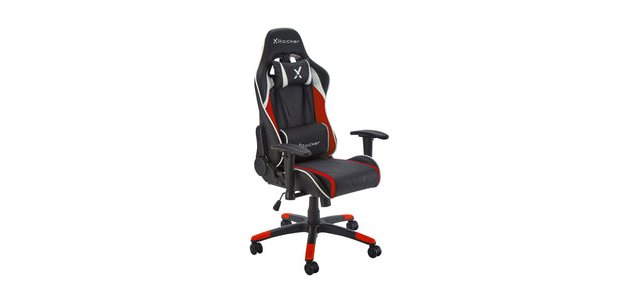X Rocker 5126601 Siège pour jeu vidéo Fauteuil de gaming Siège rembourré Noir, Rouge