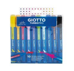 Giotto F428300 felt pen Assorted colours 10 pc(s)