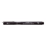 Feutre technique uniball calibrees  pointes biseau     2mm coloris noir