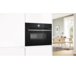 BOSCH Four combiné micro-ondes CMG7761B1,Série 8, Micro ondes combiné compact