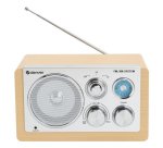 Denver TR-63LW radio Personal Analógica Bamboo, Plata