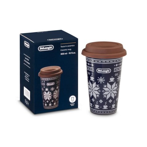 De’Longhi DLSC076 tazza da viaggio 300 ml Marrone, Viola