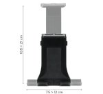 Mobilis U.FIX Soporte activo para teléfono móvil Teléfono móvil/smartphone, Tablet/UMPC Negro