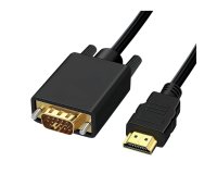 DLH DY-TU5463B câble vidéo et adaptateur 2 m HDMI Type A (Standard) VGA (D-Sub) Noir