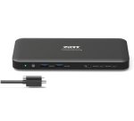 Port Designs PORT Connect Station d'accueil bureau 3 X 4 USB-C 11 périphériques 100W