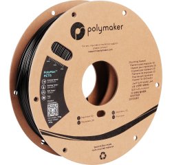Polymaker PB02001 3D Printing Material PETg (Polyethylene Terephthalate Glycol) Black 750 g