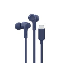 Belkin SoundForm Casque Avec fil Ecouteurs Musique/Quotidien USB Type-C Bleu