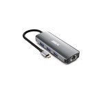 Urban Factory MHC55UF base para portátil y replicador de puertos Alámbrico USB 3.2 Gen 1 (3.1 Gen 1) Type-C Gris