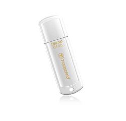 Transcend JetFlash 730 64GB USB 3.0 lecteur USB flash 64 Go USB Type-A 3.2 Gen 1 (3.1 Gen 1) Blanc