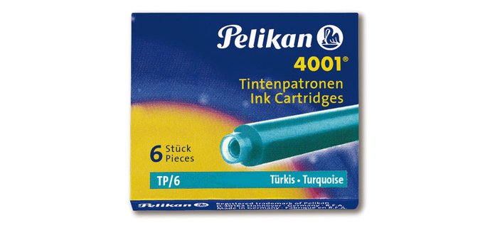 Cartouches d'encre 4001 TP/6, turquoise