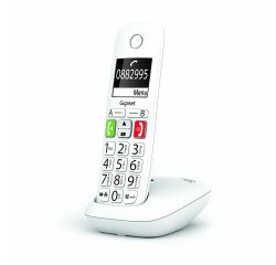 Gigaset E290 Analog/DECT telephone Caller ID White