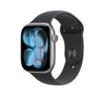 Apple Watch Series 11 OLED 46 mm Numérique 416 x 496 pixels Écran tactile Gris Wifi GPS (satellite)