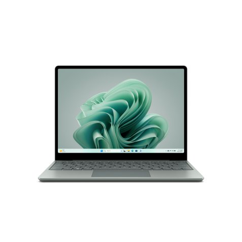 Microsoft Surface Laptop Go 3 Intel® Core™ i5 i5-1235U Ordinateur portable 31,5 cm (12.4") Écran tactile 8 Go LPDDR5-SDRAM 256 Go SSD Wi-Fi 6 (802.11ax) Windows 11 Home Vert, Gris