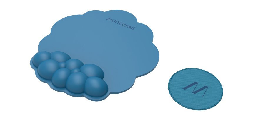 Muitomas MOUSEPADBL tappetino per mouse Blu