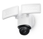 Eufy Security Floodlight Camera E340 con cable, giro de 360° e inclinación, grabación ininterrumpida, Wi-Fi de doble banda, 2000 lúmenes, activada por movimiento, cámara doble, compatible con HomeBase 3, almacenamiento local, sin cuota mensual