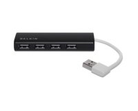 Belkin F4U042BT hub & concentrateur 480 Mbit/s Noir