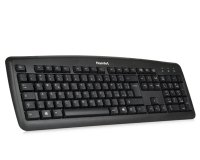 Hamlet Tastiera usb professionale con layout Inglese Internazionale Euro colore nero