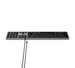 Satechi Slim W3 clavier Universel USB AZERTY Français Aluminium, Noir