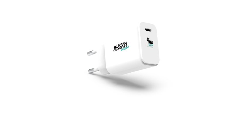 Urban Factory WCD95UF-ECO chargeur d'appareils mobiles Universel Blanc Secteur Intérieure
