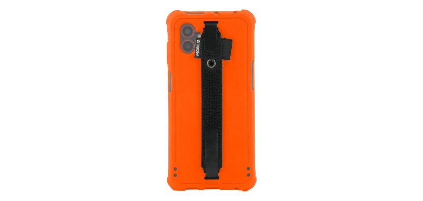Mobilis 052066 coque de protection pour téléphones portables 16,8 cm (6.6") Housse Noir, Orange