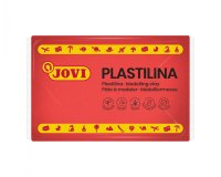 Pâte à modeler jovi plastilina végétale coloris rouge 350g