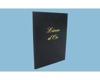 Livre d or elve format a4 noir couverture aspect cuir 148 pages