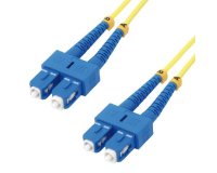 MCL 3m SC/SC OS2 câble InfiniBand et à fibres optiques Jaune