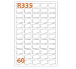 Markin 220LSR335 printer label Silver