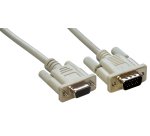 MCL Cable SVGA HD15 Male/Female 2m câble VGA VGA (D-Sub) Gris