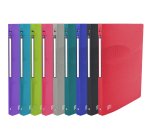 Classeur Oxford Osmose A4 dos 20mm 4 anneaux ronds couverture polypro coloris assortis