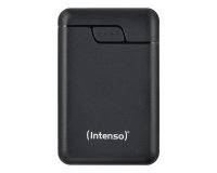Intenso B10000 – 10,000 mAh Power Bank, portable external battery, USB-C & 2× USB-A, LED status indicator, tested in Germany, black