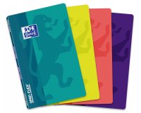 Carnet Oxford OpenFlex 9x14cm petits carreaux 5mm 96 pages agrafées couverture polypro coloris assortis