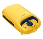 Comfeè MC-JK1312P201 piastra per waffle 1 waffle 950 W Blu, Giallo