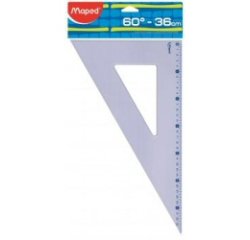 Maped 242636 squadra Plastica Trasparente