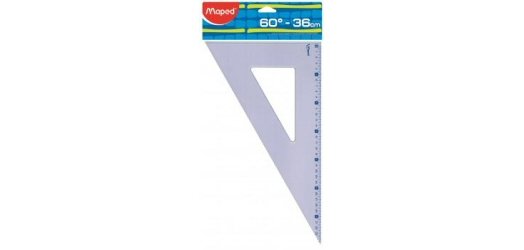 Maped 242636 squadra Plastica Trasparente