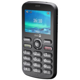 Doro 1880 113,7 g Noir Téléphone d'entrée de gamme