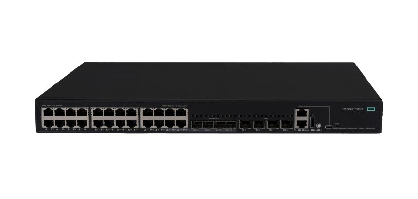 HPE Networking Comware Switch 24p 10M/100M/1G PoE+ 4p SFP 1G Combo 4p SFP+ 1G/10G 5150EI
