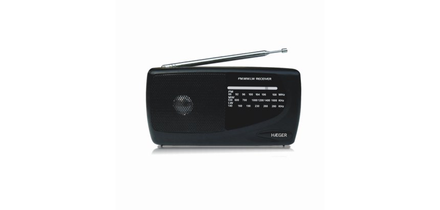 Haeger PR-TRI.002A radio Portátil Negro