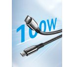 Vention Cable USB 2.0 Tipo-C 5A 100W CTKBH/ USB Tipo-C Macho - USB Tipo-C Macho/ 2m/ Negro
