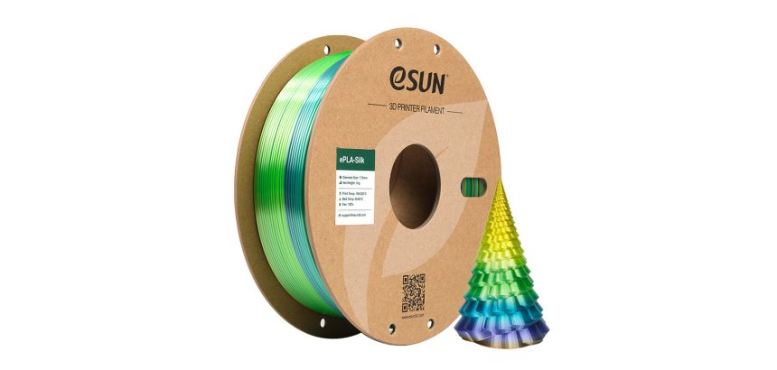 eSUN EPLA-SILK Polymelkzuur Meerkleurig 1 kg