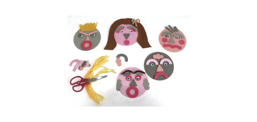 Mousse oz international auto-portrait assortiment éléments variés kit 350 unités