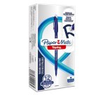 Papermate Replay Blue Stick ballpoint pen Medium 12 pc(s)