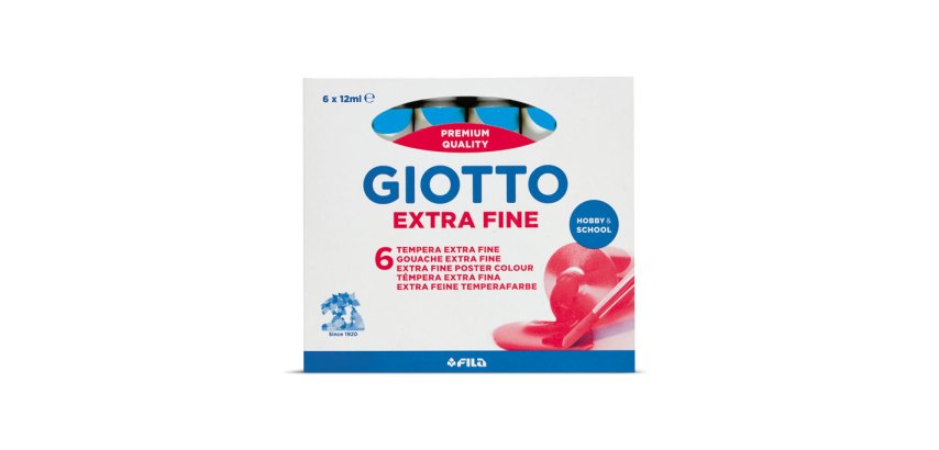 Giotto 352015 colore a tempera 12 ml Tubo Ciano