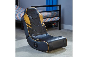 X Rocker 5132201 Video Game Chair Console Gaming Chair Padded Seat Black, Gold