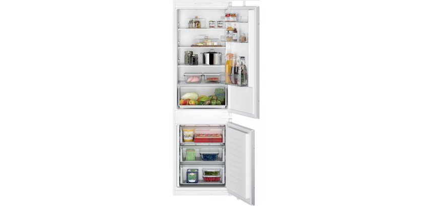 SIEMENS Réfrigérateur congélateur encastrable KI86NNSE0, IQ100, 250 litres, Low Frost